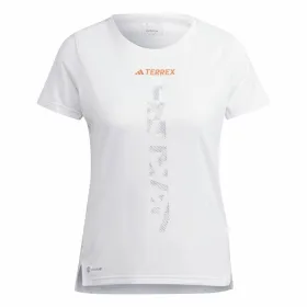 Футболка с коротким рукавом женская Adidas Agr Shirt Белый