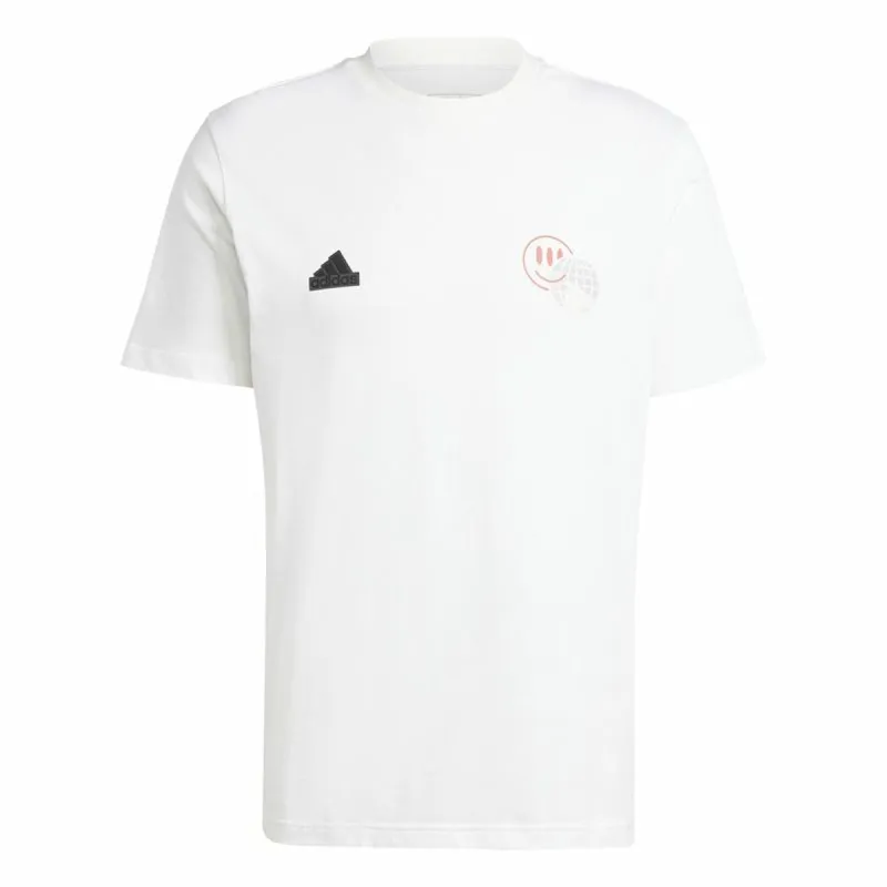 Vyriški marškinėliai su trumpomis rankovėmis Adidas House Of Tiro Summer Graphic Balta