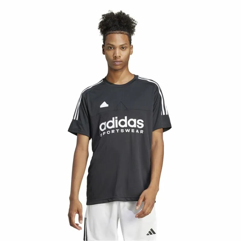 Vyriški marškinėliai su trumpomis rankovėmis Adidas Tiro Q1 Juoda
