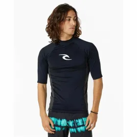Bathing T-shirt Rip Curl Waves pf Black Surf