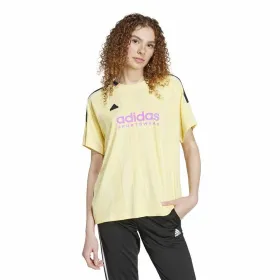 Футболка с коротким рукавом мужская Adidas Tiro Cut 3 Bandas Jacquard Boyfriend Бежевый