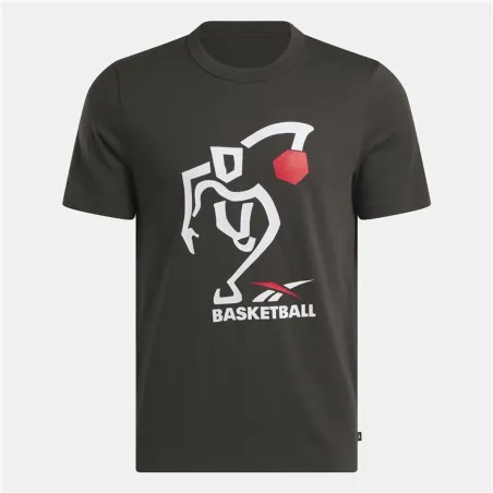 Футболка с коротким рукавом мужская Reebok Gs Hs Attack Tee Чёрный