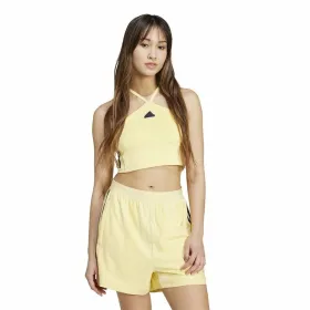 Женская майка Adidas Tiro Cut Жёлтый