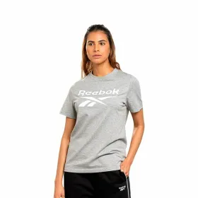Футболка с коротким рукавом женская Reebok Identity Big Logo Серый Светло-серый