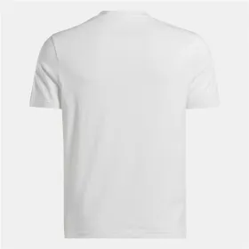 Футболка с коротким рукавом мужская Reebok Identity Big Stacked Logo Белый