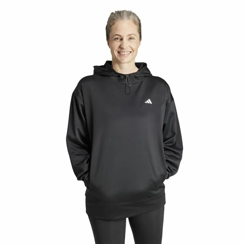 Moteriškas džemperis su gobtuvu Adidas Game and go Hoodie Mujer Juoda