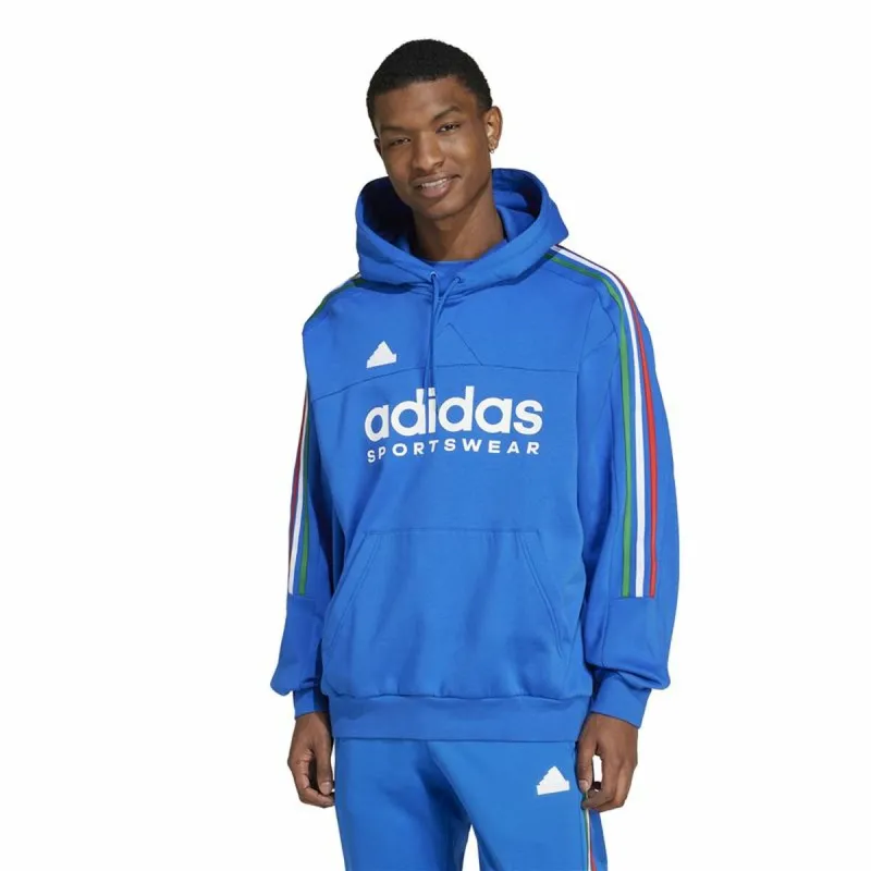 Vyriškas džemperis su gobtuvu Adidas House Of Tiro Nations Mėlyna
