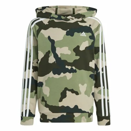 Толстовка с капюшоном унисекс Adidas Essentials Разноцветный Камуфляж