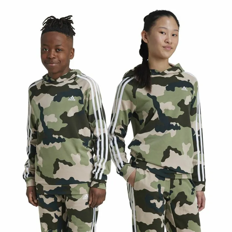 Толстовка с капюшоном унисекс Adidas Essentials Разноцветный Камуфляж