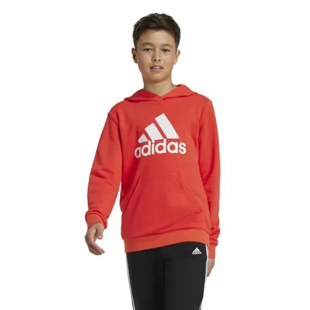 Uniseksinis džemperis su gobtuvu Adidas Big Logo Essentials Raudona