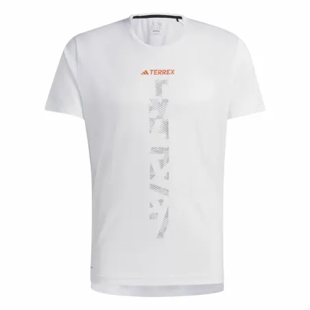 Vyriški marškinėliai su trumpomis rankovėmis Adidas Agr Shirt Balta