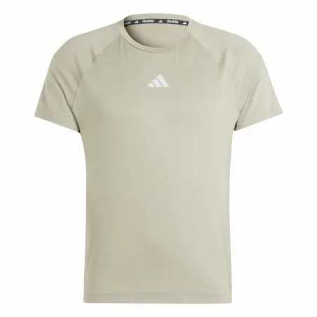 Vyriški marškinėliai su trumpomis rankovėmis Adidas Essentials Gym+ Rusvai gelsva