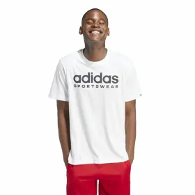 Футболка с коротким рукавом мужская Adidas Spw Белый