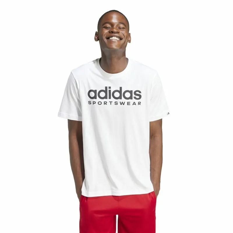 Футболка с коротким рукавом мужская Adidas Spw Белый