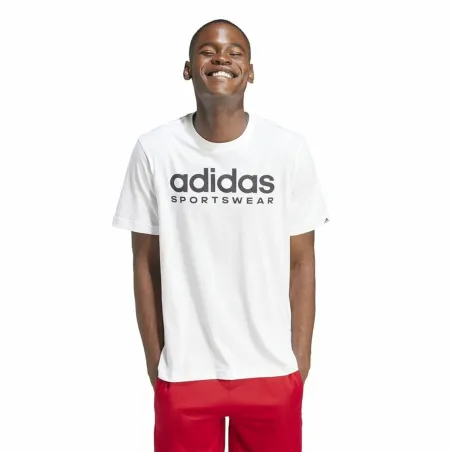 Футболка с коротким рукавом мужская Adidas Spw Белый