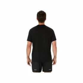 Футболка с коротким рукавом мужская Asics Fujitrail Logo Ss Top Чёрный