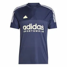 Men’s Short Sleeve T-Shirt Adidas Tiro Blue