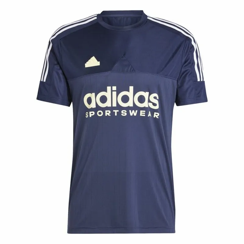 Vyriški marškinėliai su trumpomis rankovėmis Adidas Tiro Mėlyna