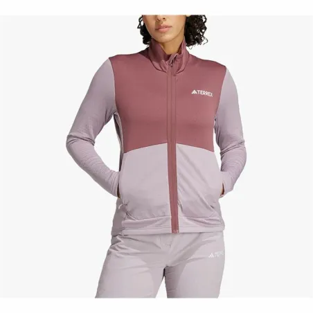 Женская спортивная куртка Adidas Terrex Multi Light Fleece Розовый