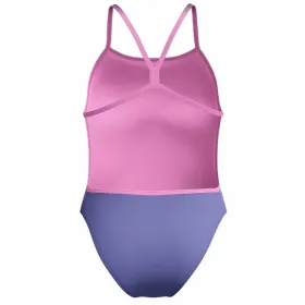 Women’s Bathing Costume Speedo Digital Vback Multicolour Pink