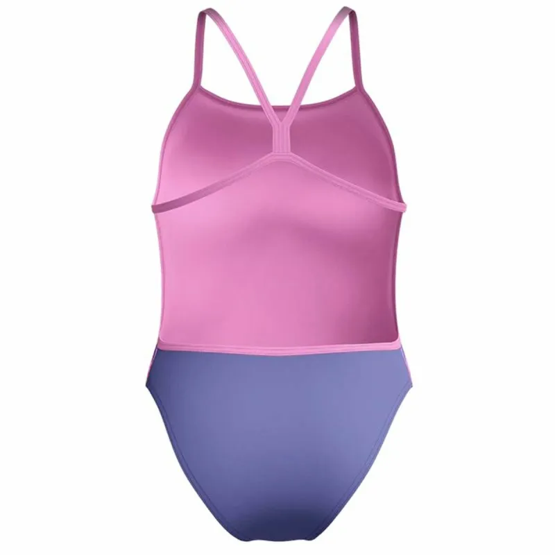 Naisten uimapuku Speedo Digital Vback Monivärinen Pinkki