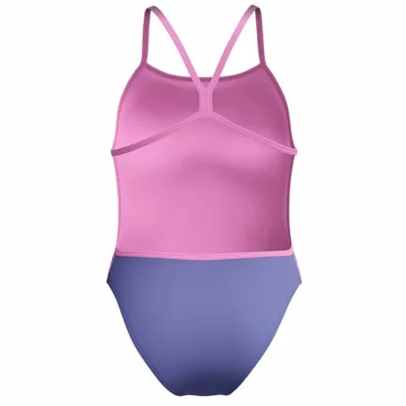 Naisten uimapuku Speedo Digital Vback Monivärinen Pinkki