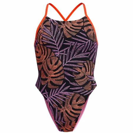 Naisten uimapuku Speedo Allover Oranssi