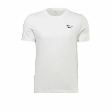 Vyriški marškinėliai su trumpomis rankovėmis Reebok Identity Left Chest Logo Balta