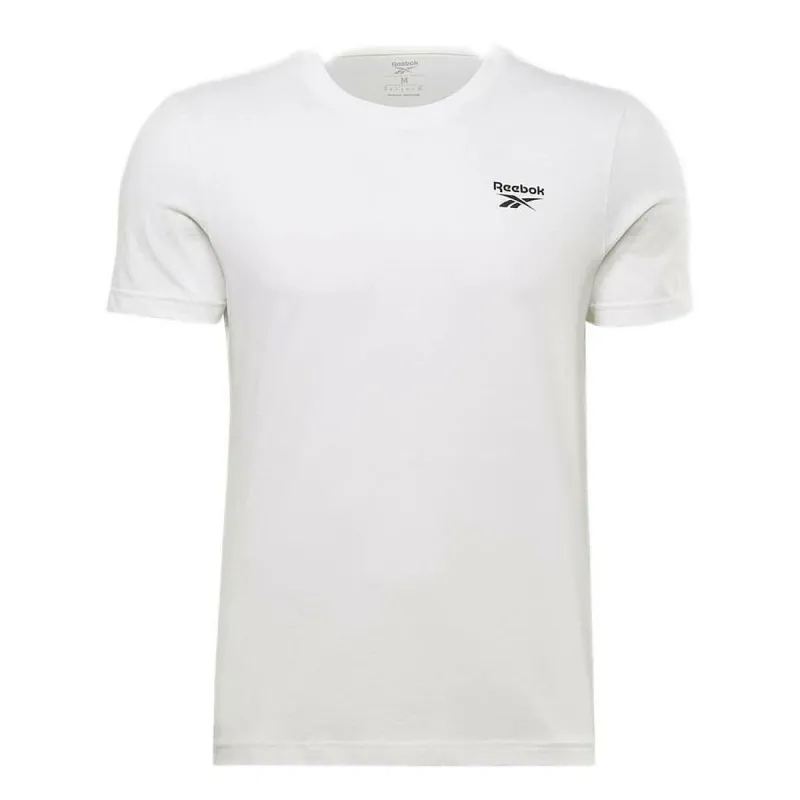Vyriški marškinėliai su trumpomis rankovėmis Reebok Identity Left Chest Logo Balta
