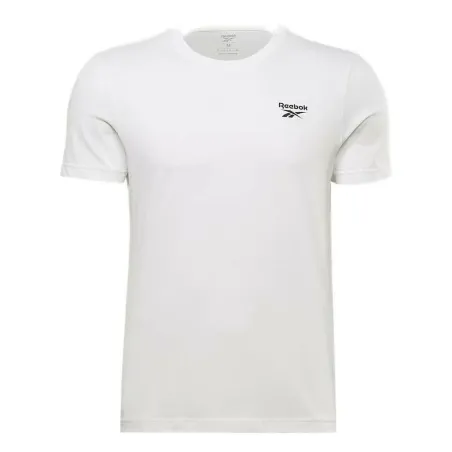 Vyriški marškinėliai su trumpomis rankovėmis Reebok Identity Left Chest Logo Balta