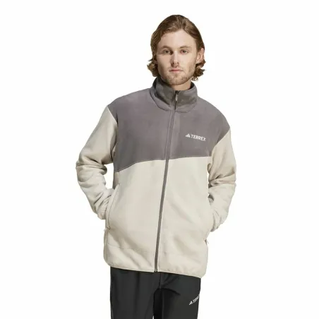 Подкладка из флиса Adidas Terrex Multi Full Zip Fleece Бежевый Мужской