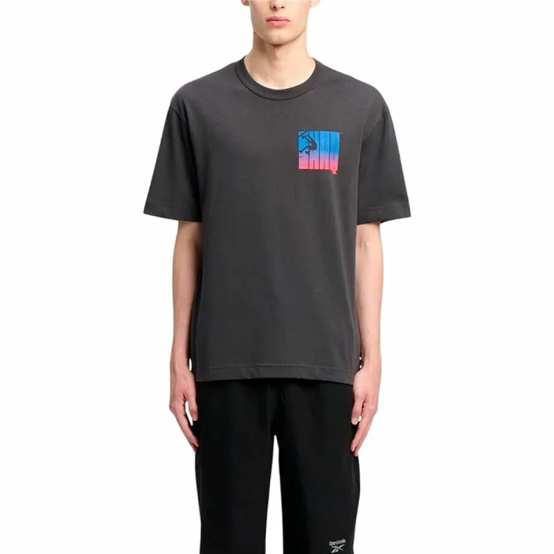 Футболка с коротким рукавом мужская Reebok Gs Hs Shaq Silo Logo Чёрный