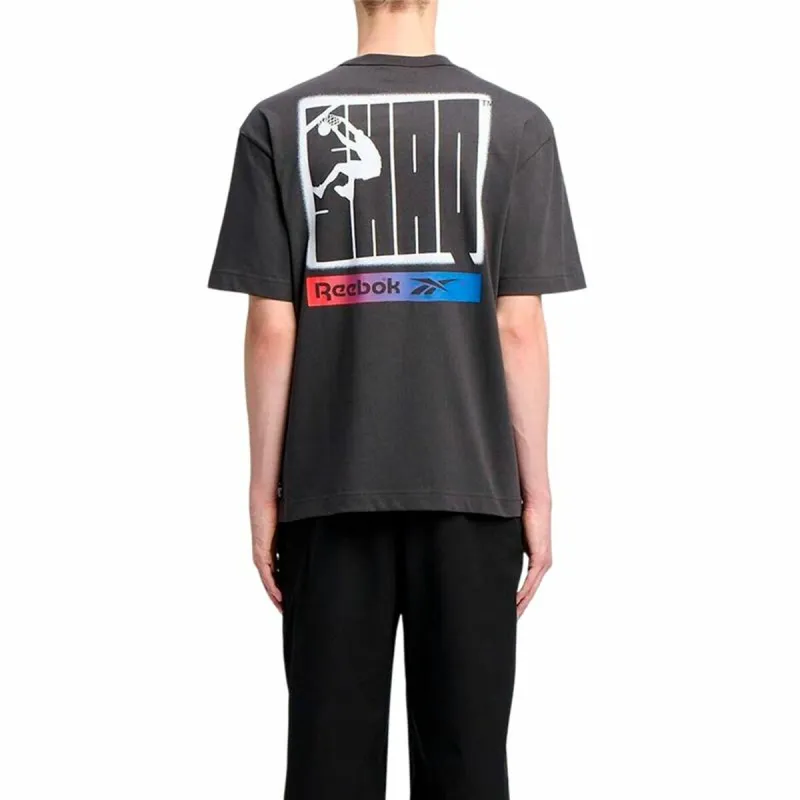 Футболка с коротким рукавом мужская Reebok Gs Hs Shaq Silo Logo Чёрный