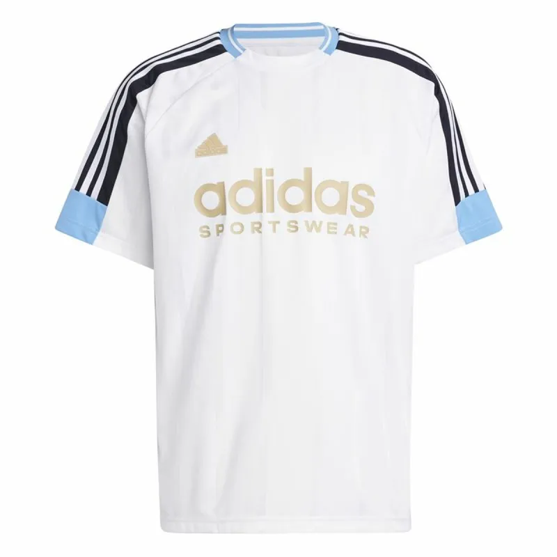 Vyriški marškinėliai su trumpomis rankovėmis Adidas Tiro Nations Balta