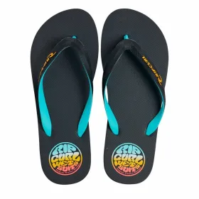 Pludmales sandales vīriešiem Rip Curl Wetty Fade Bloom Melns