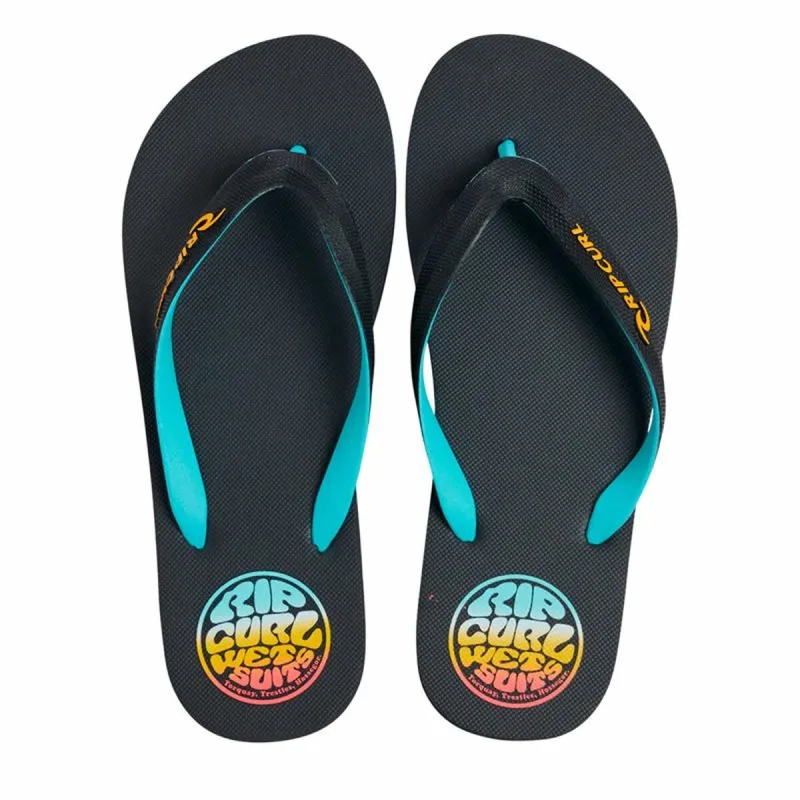 Paplūdimio šlepetės vyrams Rip Curl Wetty Fade Bloom Juoda