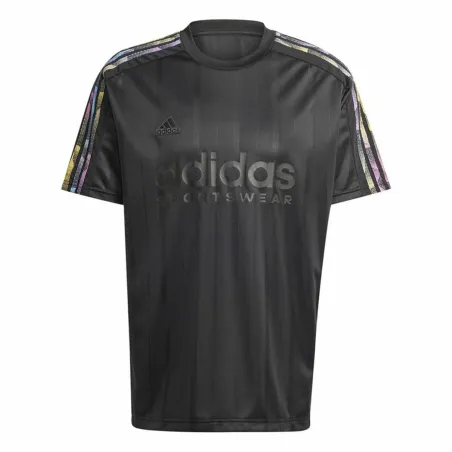 Vīriešu Krekls ar Īsām Piedurknēm Adidas Tiro Q2 Melns