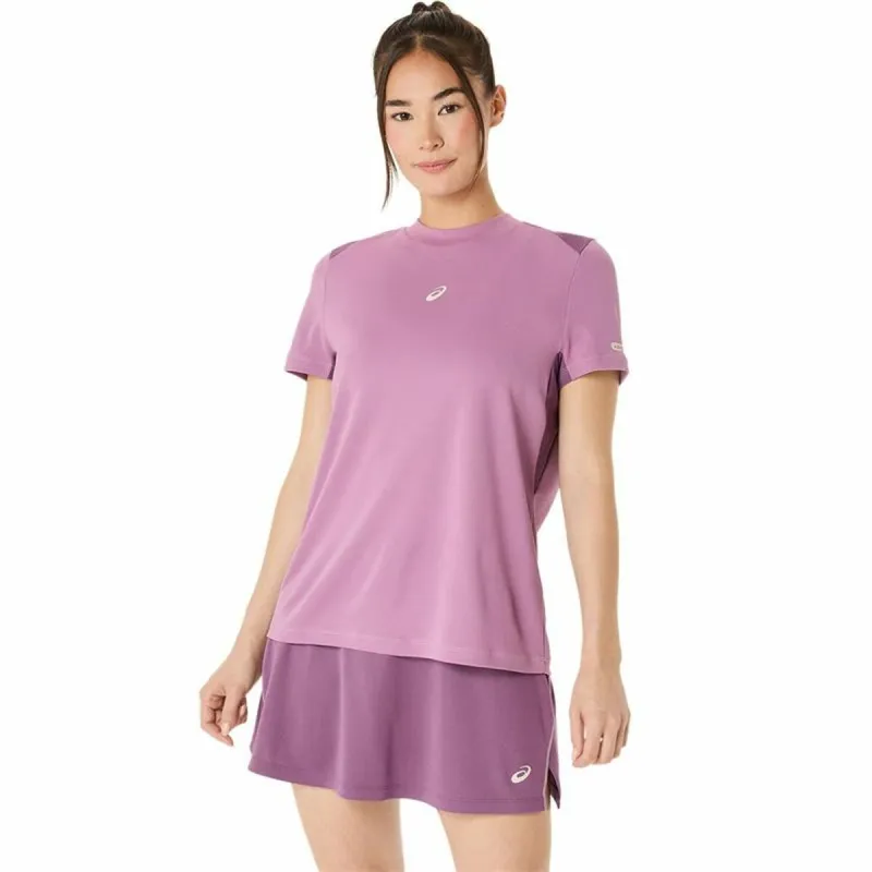 Vyriški marškinėliai su trumpomis rankovėmis Asics Padel Court Ss Top Purpurinė Violetinė