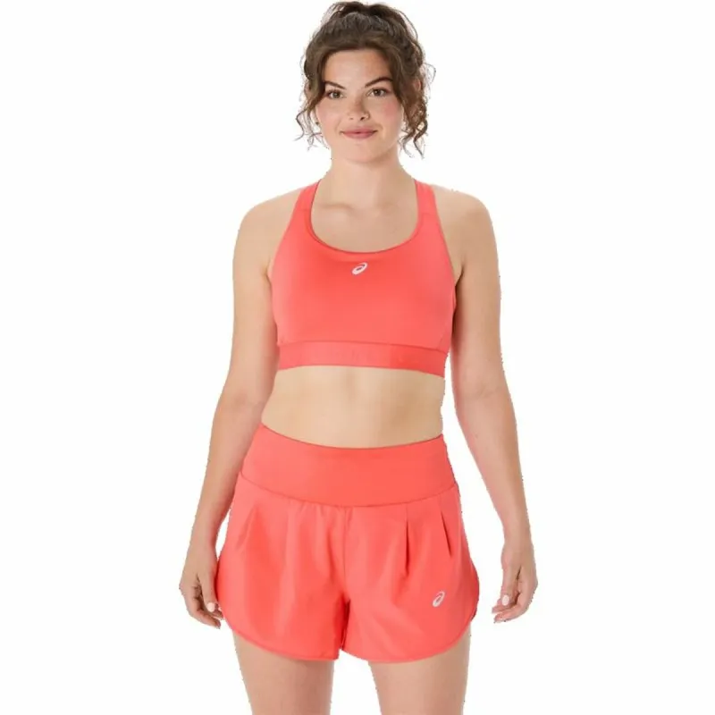 Sportinė liemenėlė Asics Road Compression Lašišos raudonumo spalva