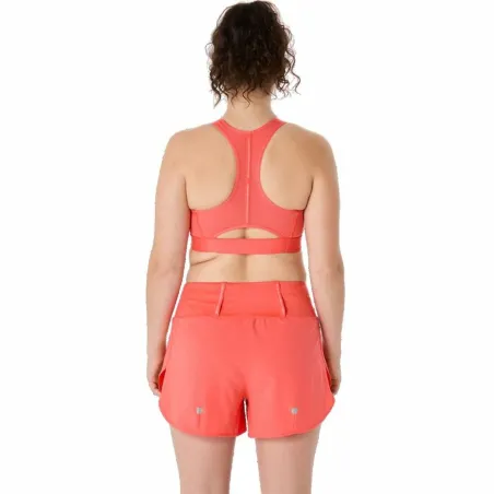 Sportinė liemenėlė Asics Road Compression Lašišos raudonumo spalva