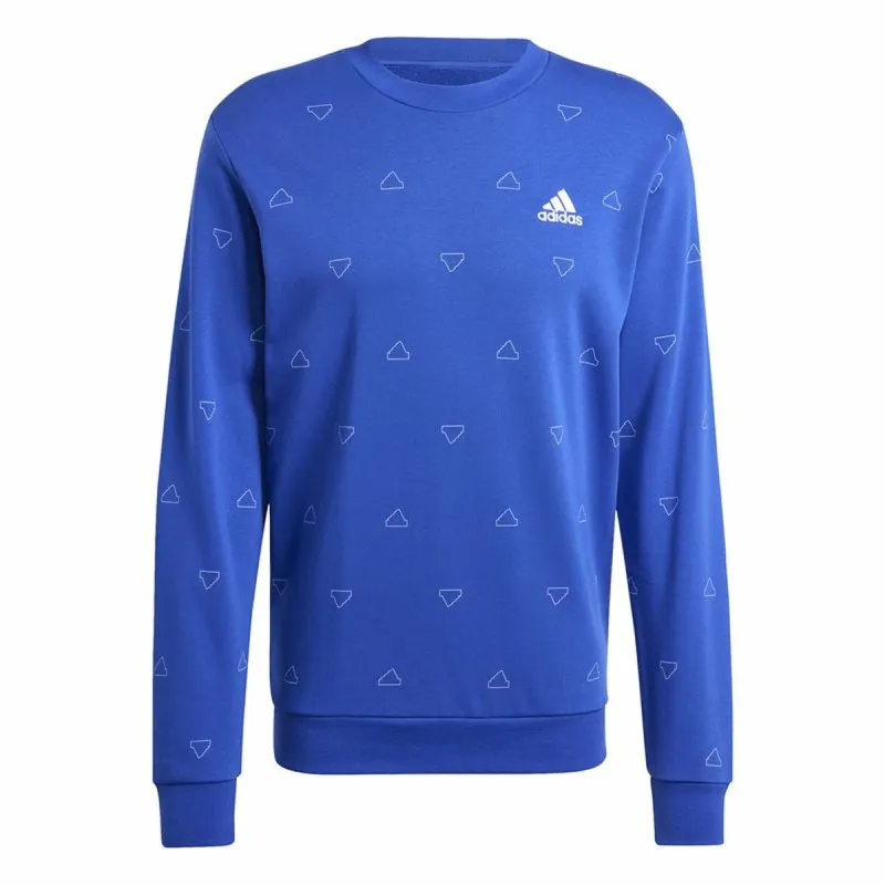 Vyriškas džemperis be gobtuvo Adidas Mngrm Mėlyna