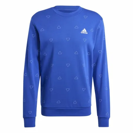 Vyriškas džemperis be gobtuvo Adidas Mngrm Mėlyna
