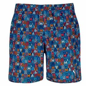 Vaikiškos glaudės Puma Printed Mid Shorts 1P Mėlyna