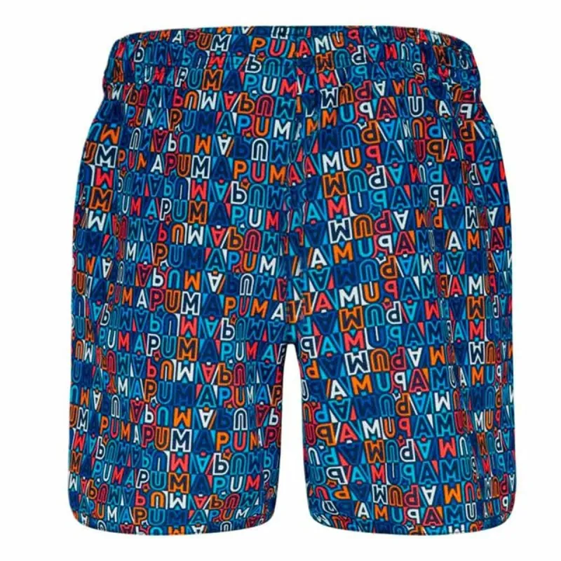 Children’s Bathing Costume Puma Printed Mid Shorts 1P Blue