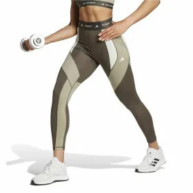 Naiste spordiretuusid Adidas Techfit 7/8 Colorblock Pruun Hall