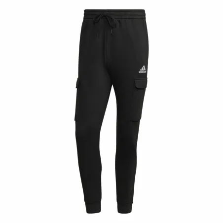 Ilgos sportinės kelnės Adidas Essentials Fleece Juoda Vyras