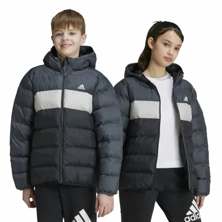 Vaikiška sportinė striukė Adidas Cazadora Synthetic Down Infantil Juoda Pilka
