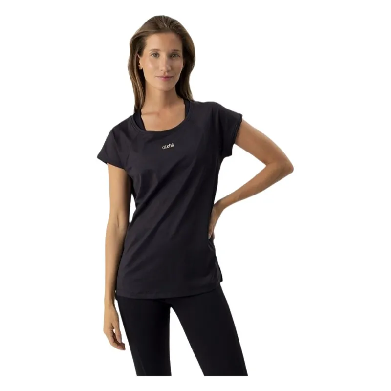 Футболка с коротким рукавом женская Ditchil Ditchill T-Shirt Ariana Чёрный