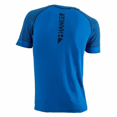 Men’s Short Sleeve T-Shirt Hanker Kampo Blue
