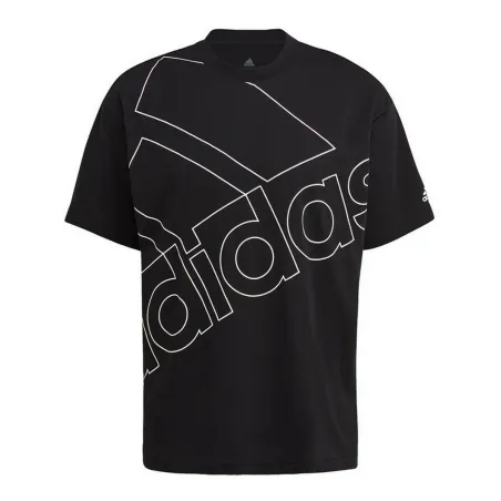 Vyriški marškinėliai su trumpomis rankovėmis Adidas Giant Logo Juoda